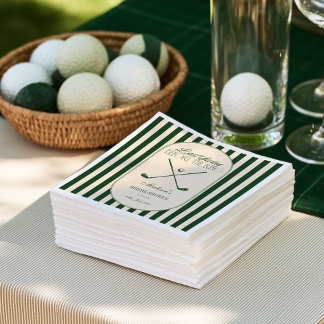 Servilleta De Papel Golf "Último swing antes del anillo" Nupcial