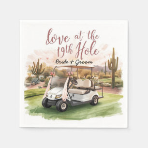 Servilleta De Papel ¡Golf Vamos a Par-Tee! Boda de Golf en Arizona