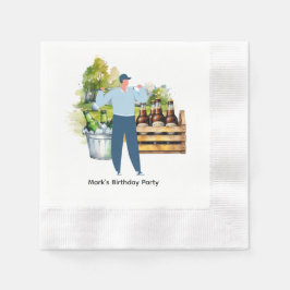 Servilleta De Papel Golfer Par Tee por Fiesta