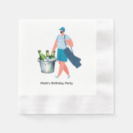Servilleta De Papel Golfer Par Tee por Fiesta
