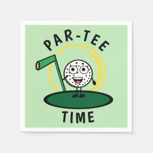 Servilleta De Papel Golfers Par-Tee Time