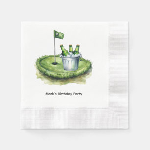 Servilleta De Papel Golfista Vamos a Par Tee para la Fiesta 