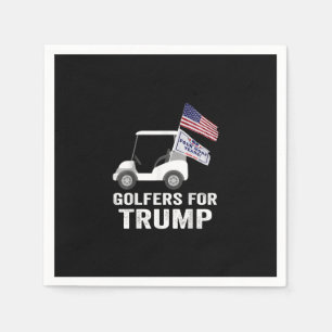 Servilleta De Papel Golfistas Para Los Partidarios De Trump 2020