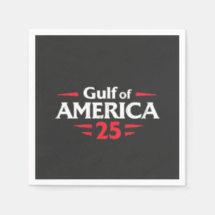 Servilleta De Papel Golfo de América Patriótico Americano Trump Bander