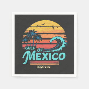 Servilleta De Papel Golfo de México Forever Vintage Beach Mexicano