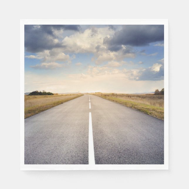 Servilleta De Papel Golpear el camino (Anverso)