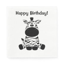 Goofy Zebra Happy Birday
