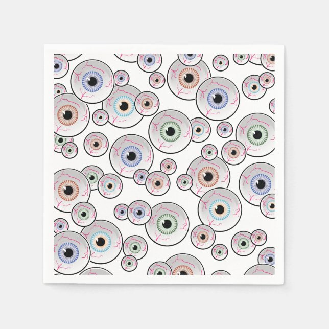 Servilleta De Papel Googly Eyes Floating (Anverso)