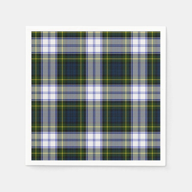 Servilleta De Papel Gordon Dress Tartan Plaid Paper Napkins (Anverso)
