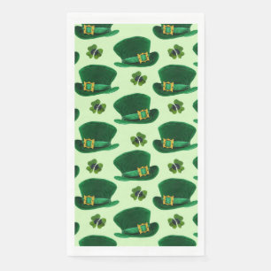 Servilleta De Papel Gorras verdes de San Patricio
