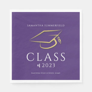 Servilleta De Papel Gorrito de graduación 2026 de papel para fiesta de