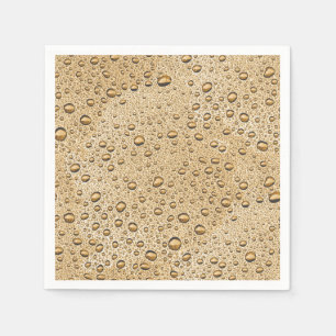 Servilleta De Papel gotas de agua doradas
