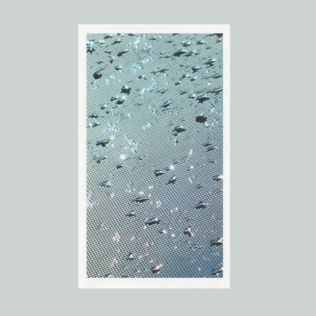 Servilleta De Papel Gotas de lluvia en pantalla Aqua Blue (Subido por el creador)