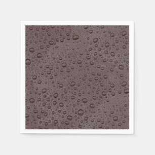 Servilleta De Papel Gotas marrones de agua