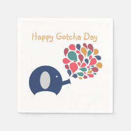 Servilleta De Papel Gotcha Day Fiesta Napkin