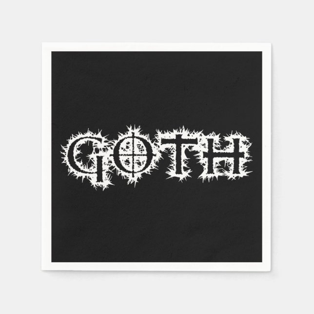 Servilleta De Papel Gótico (Anverso)