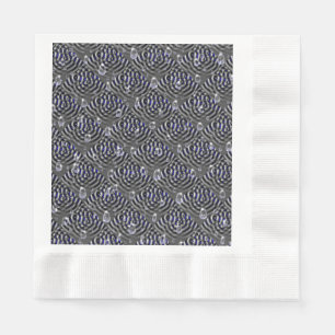 Servilleta De Papel Gotitas de lluvia en metal