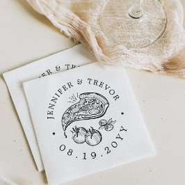 Servilleta De Papel Gourmet de temática de pizza | Servilletas