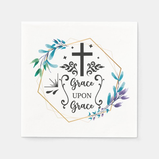 Servilleta De Papel Grace Upon Grace (Anverso)