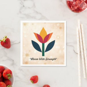 Servilleta De Papel "Graceful Flower Art"