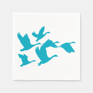 Servilleta De Papel Graceful Geese Design Napkins