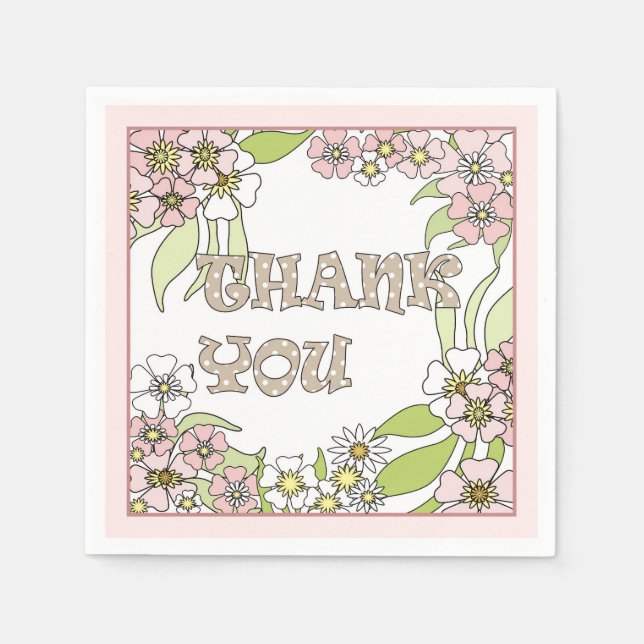 Servilleta De Papel Gracias (Anverso)