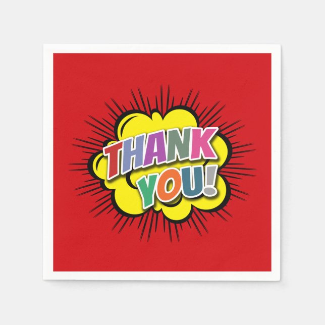 Servilleta De Papel Gracias (Anverso)