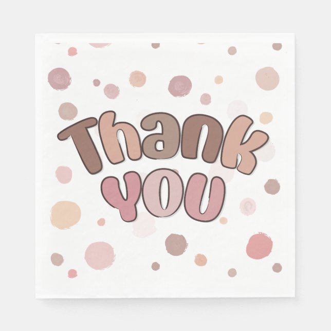 Servilleta De Papel Gracias (Anverso)