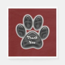 Gracias Paw Negra Imprimir Apreciación Del Perro E