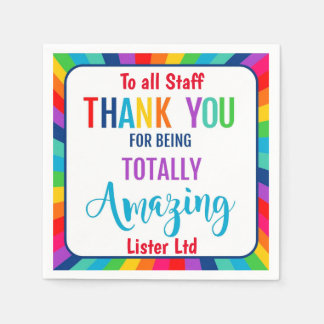 Servilleta De Papel Gracias por ser totalmente impresionante