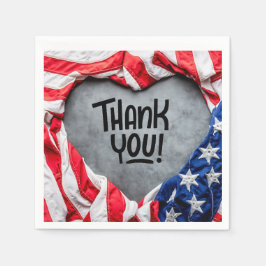 Servilleta De Papel ¡Gracias por Su Servicio!
