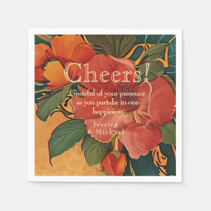 Servilleta De Papel 🌹 Gracias Rosa Romance: El esplendor del Art Nouv