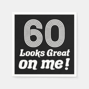 Servilleta De Papel Gracioso cumpleaños 60 para ella