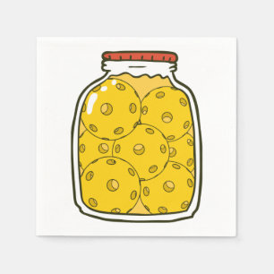 Servilleta De Papel Gracioso Jar de bolas