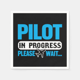 Servilleta De Papel Gracioso piloto en curso en estudiante de escuela