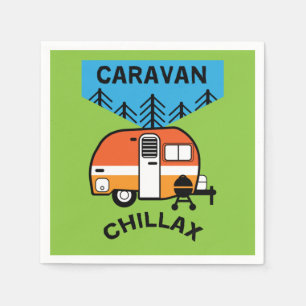 Servilleta De Papel Graciosos regalos de caravana Mejor caravana C