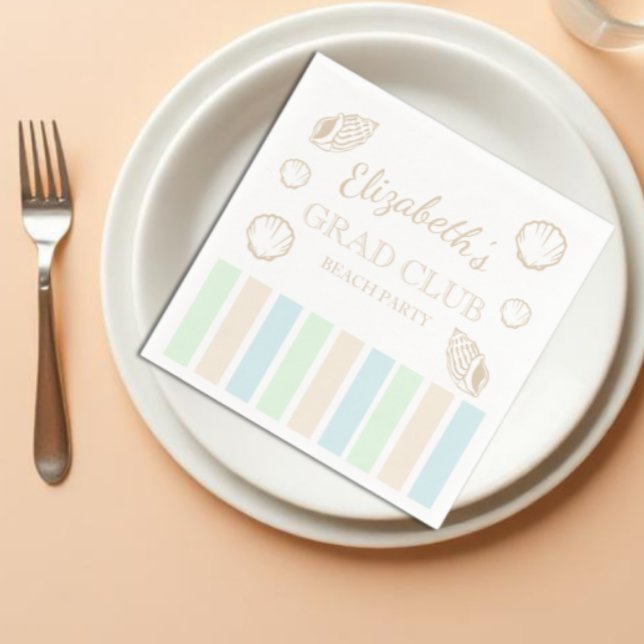 Servilleta De Papel Grad Club Beach Party (Subido por el creador)