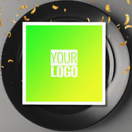 Servilleta De Papel gradiente amarillo verde - su logotipo