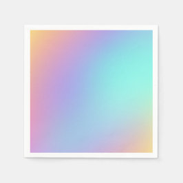 Servilleta De Papel Gradiente Pastel de forma libre