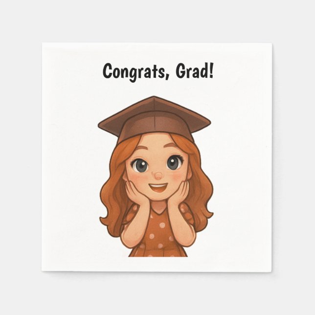 Servilleta De Papel Grado de felicitaciones (Anverso)