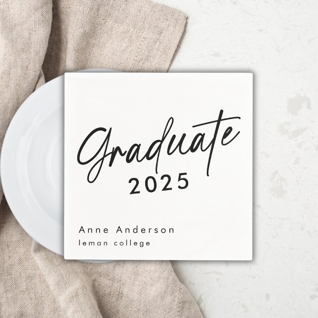 Servilleta De Papel Grado de graduación de Personalizado de script sim (Subido por el creador)