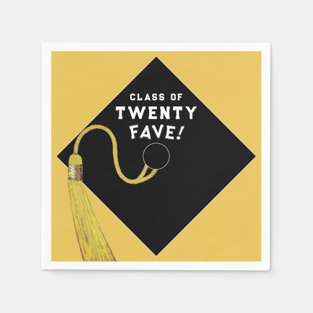 Servilleta De Papel Graduación 2025 Azul claro Fiesta (Anverso)