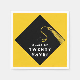 Servilleta De Papel Graduación 2025 Fiesta Amarillo