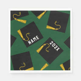 Servilleta De Papel Graduación 2025 Verde