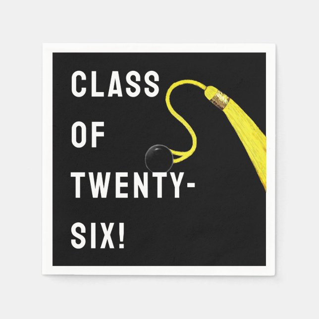 Servilleta De Papel Graduación 2026 (Anverso)