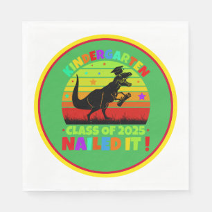 Servilleta De Papel Graduación Clase de jardines de infancia 2025