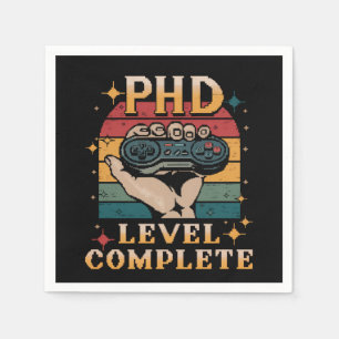 Servilleta De Papel Graduación completa del nivel de doctorado Doctora