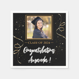 Servilleta De Papel Graduación con Foto Personalizada