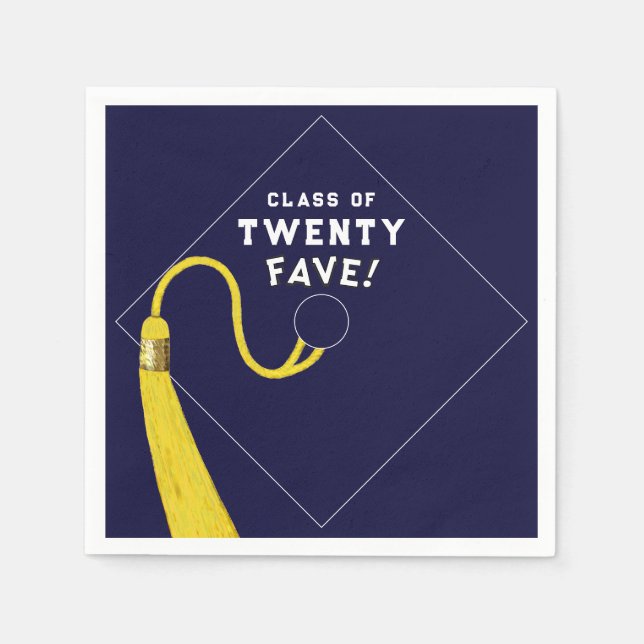 Servilleta De Papel Graduación creativa de 2025 (Anverso)