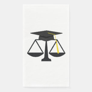 Servilleta De Papel Graduación Creativa de la Facultad de Derecho